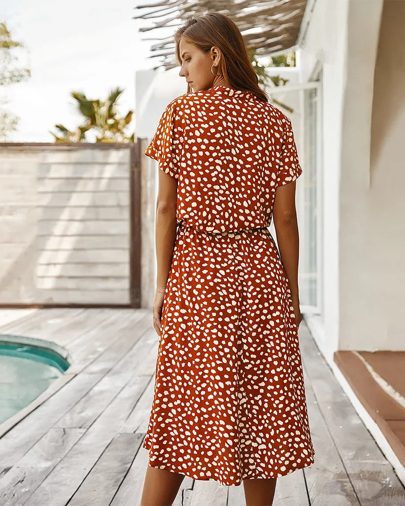 Belle Duvaar Vintage Floral Boho Maxi Dress — Modest & Effortlessly Elegant