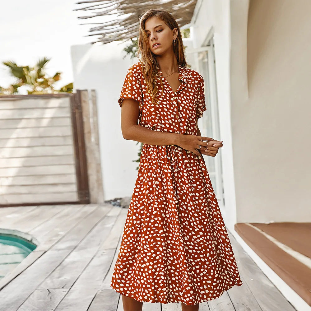 Belle Duvaar Vintage Floral Boho Maxi Dress — Modest & Effortlessly Elegant
