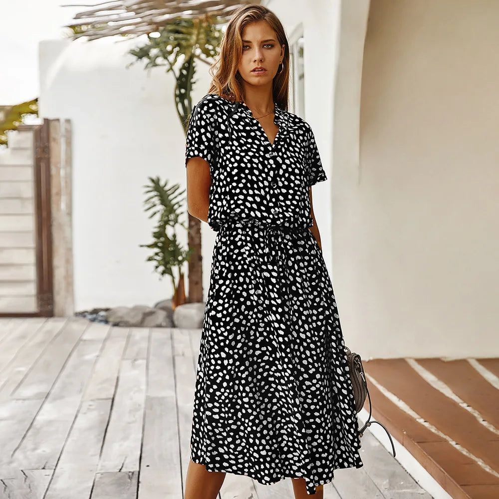 Belle Duvaar Vintage Floral Boho Maxi Dress — Modest & Effortlessly Elegant