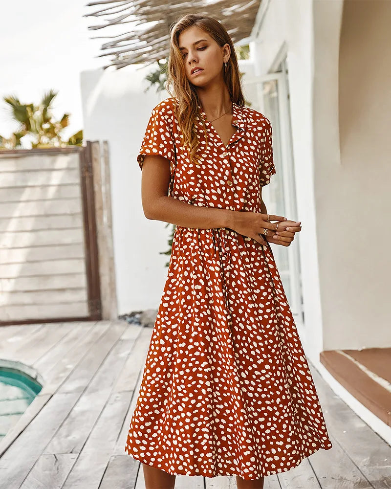 Belle Duvaar Vintage Floral Boho Maxi Dress — Modest & Effortlessly Elegant